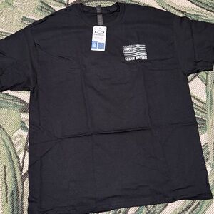 Chevrolet American Flag Black T-Shirt Men’s Size X-Large NEW